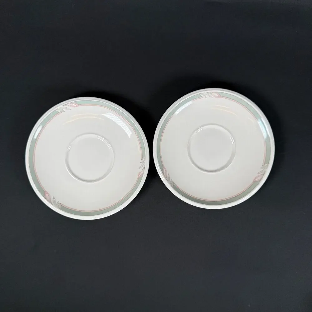 Lot of 5 Noritake Keltcraft Misty Isle Deerfield Plates Cups Saucer Vintage 9159